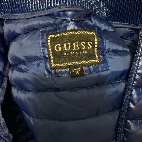 Guess blue Jacket. Size XS. New - Picture 3 of 4